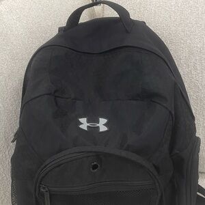 Under Armour Black Backpack with Reflective Logo